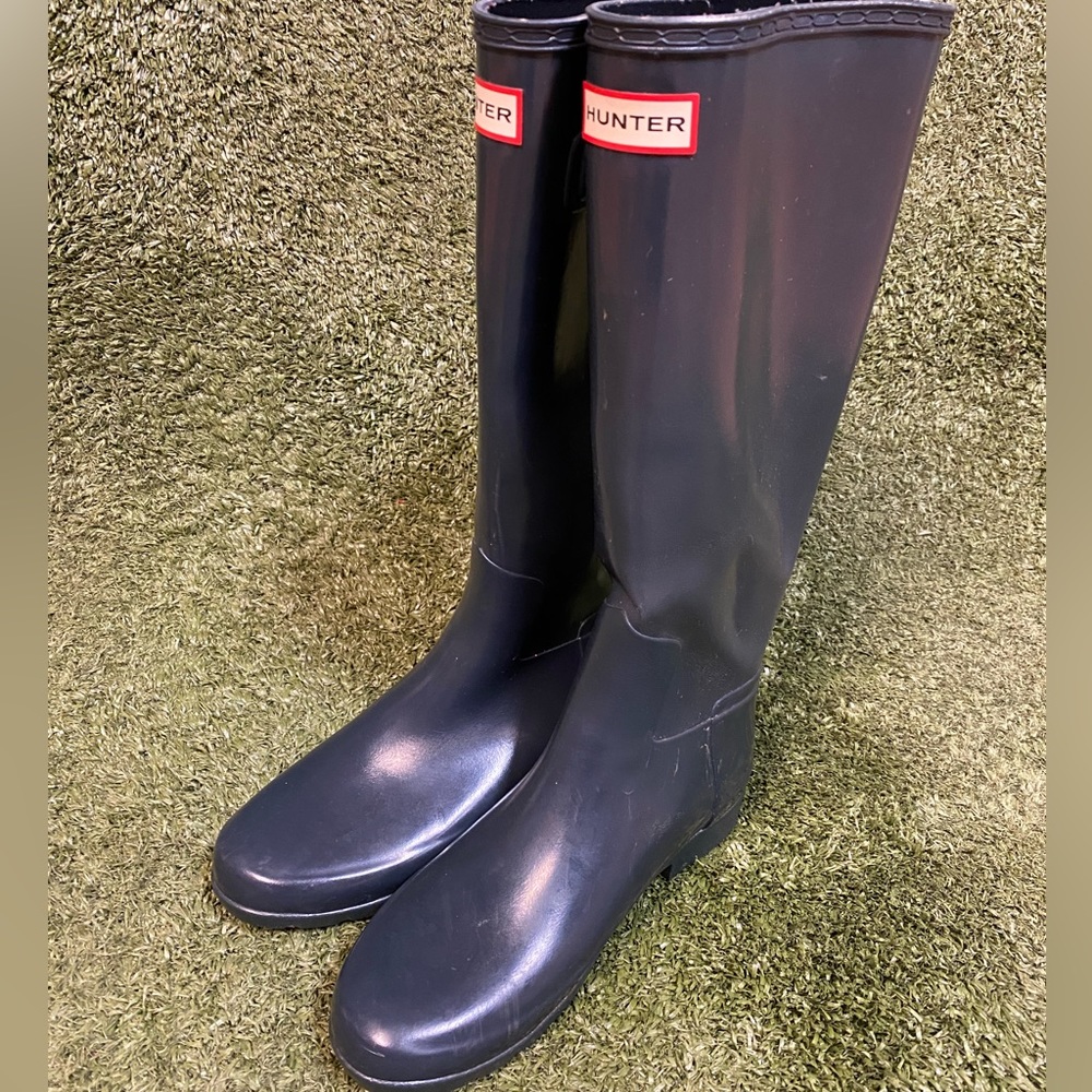 Women’s Tall Navy Blue Hunter Boots